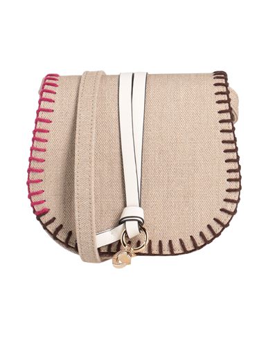 Chloé Woman Cross-body Bag Khaki Size - Textile Fibers In Sand