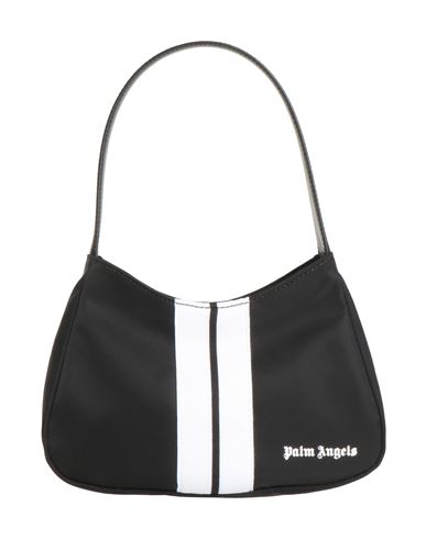 Shop Palm Angels Woman Handbag Black Size - Polyamide, Calfskin