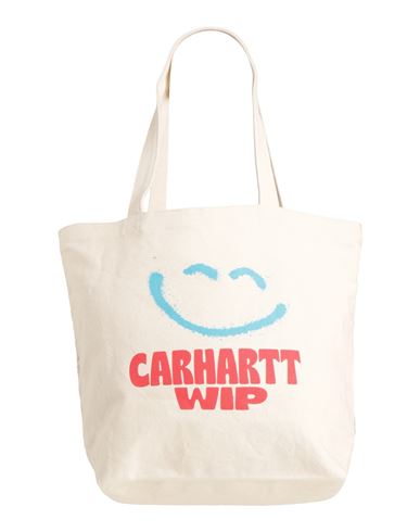 CARHARTT CARHARTT WOMAN SHOULDER BAG OFF WHITE SIZE - POLYESTER, COTTON
