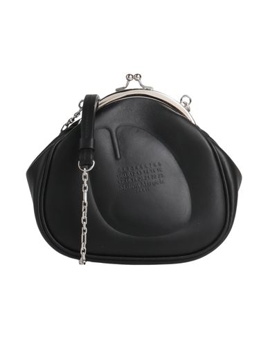 Maison Margiela Woman Cross-body Bag Black Size - Cow Leather, Brass