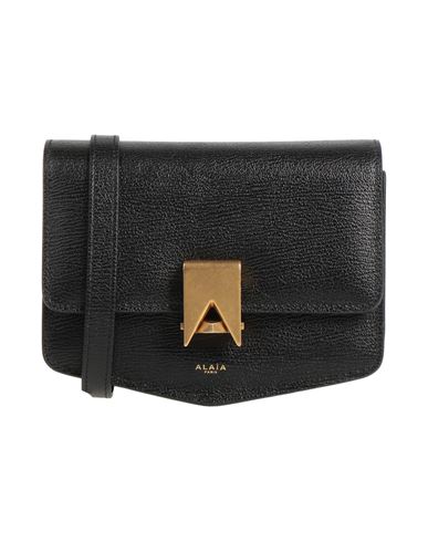 Shop Alaïa Woman Cross-body Bag Black Size - Calfskin