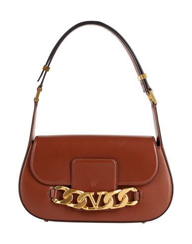 Valentino Garavani Woman Handbag Brown Size - Soft Leather