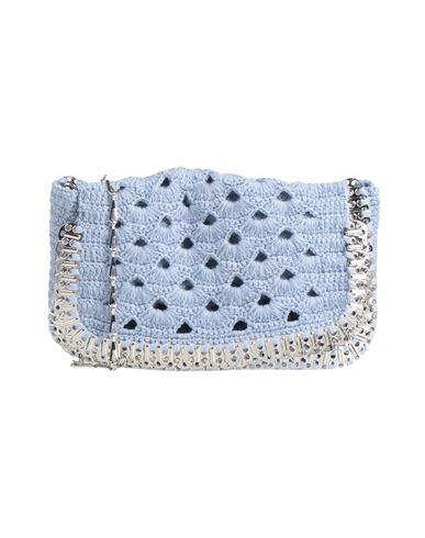 Rabanne Paco  Woman Handbag Light Blue Size - Textile Fibers