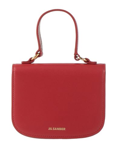 Jil Sander Woman Handbag Brick Size - Calfskin In Red