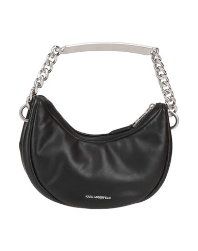 Karl Lagerfeld Woman Handbag Black Size - Soft Leather