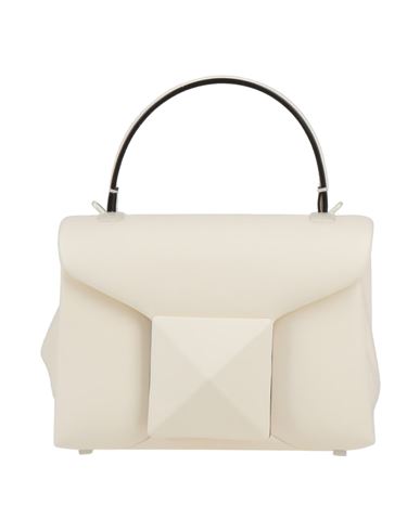 Valentino Garavani Woman Handbag Ivory Size - Soft Leather In White