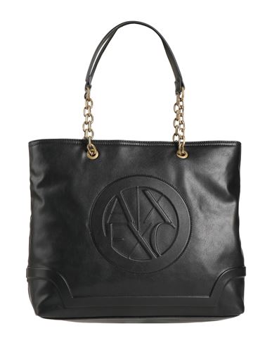 Armani Exchange Woman Handbag Black Size - Polyester, Polyurethane