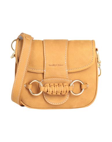 See By Chloé Woman Shoulder Bag Mustard Size - Bovine Leather, Goat Skin In Yellow