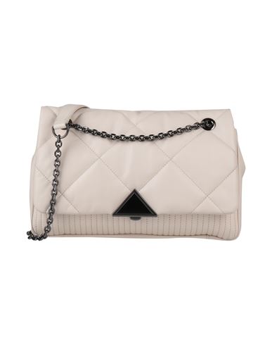 Emporio Armani Woman Cross-body Bag Off White Size - Leather In Off White