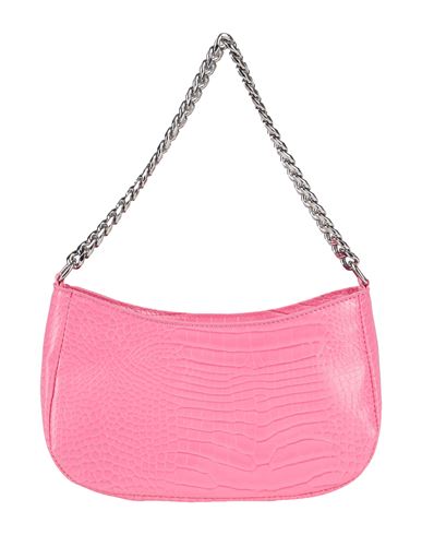 Pieces Woman Handbag Pink Size - Polyurethane