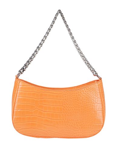 Pieces Woman Handbag Orange Size - Polyurethane