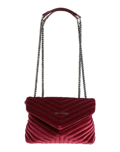 Marc Ellis Woman Shoulder Bag Burgundy Size - Textile Fibers In Red