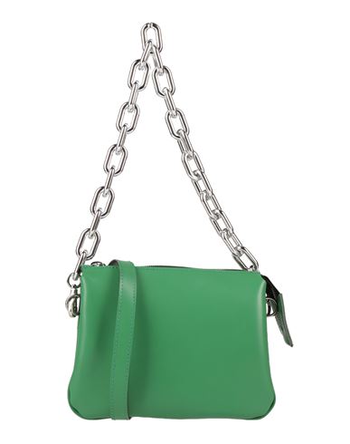 Gum Design Woman Cross-body Bag Green Size - Rubber