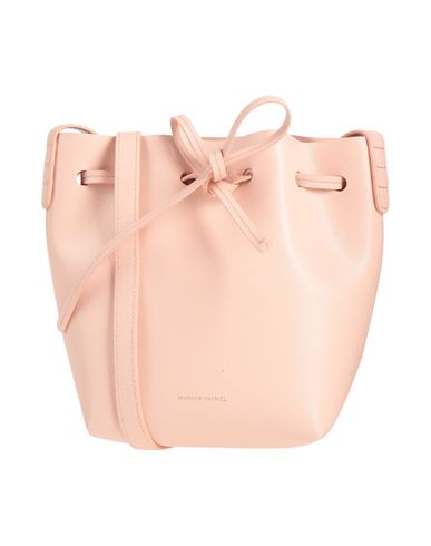 Shop Mansur Gavriel Woman Cross-body Bag Light Pink Size - Soft Leather