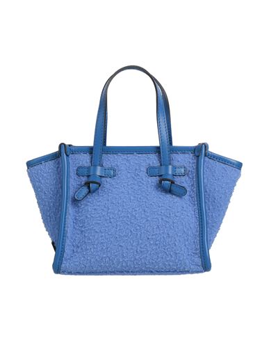 Marcella Club Gianni Chiarini Woman Handbag Navy Blue Size - Soft Leather, Textile Fibers In Burgundy