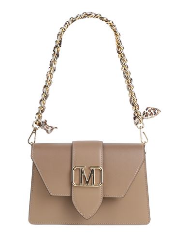 Marc Ellis Woman Handbag Khaki Size - Soft Leather In Beige