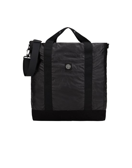  STONE ISLAND 91470 MUSSOLA GOMMATA-TC 包类 男士 黑色