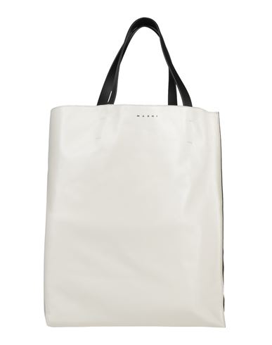 Marni Man Handbag Off White Size - Bovine Leather, Brass