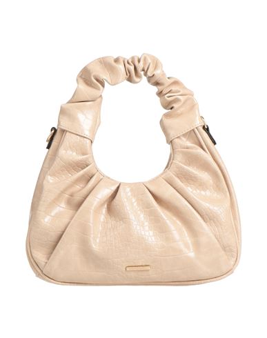 Manoukian Woman Handbag Beige Size - Pvc - Polyvinyl Chloride