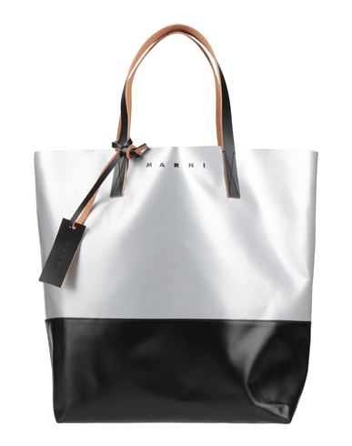 Marni Man Handbag Grey Size - Polyester, Soft Leather