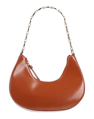 Mia Bag Woman Handbag Tan Size - Polyurethane In Brown