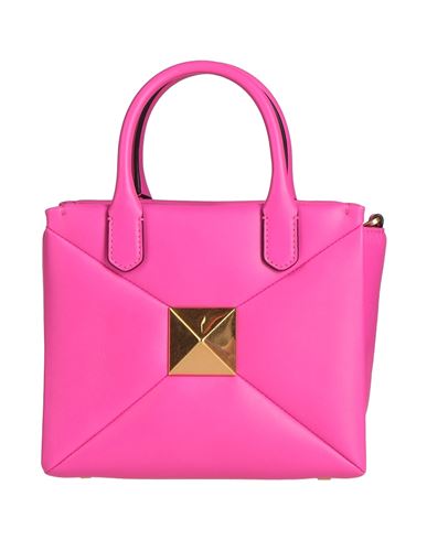 Shop Valentino Garavani Woman Handbag Magenta Size - Soft Leather