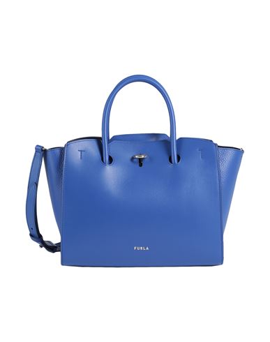 Furla Woman Handbag Blue Size - Calfskin