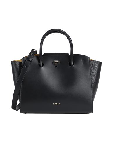 Shop Furla Woman Handbag Black Size - Calfskin