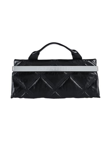 Karl Lagerfeld K/kross Debossed Shoulderbag Woman Handbag Black Size - Cow Leather