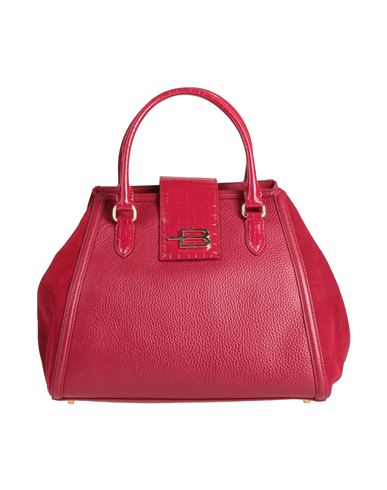 Baldinini Woman Handbag Red Size - Calfskin, Pvc - Polyvinyl Chloride