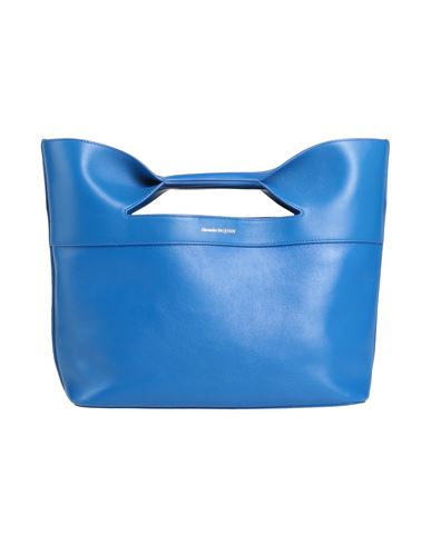 Alexander Mcqueen Woman Handbag Blue Size - Soft Leather