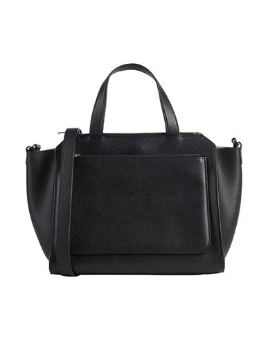 Valextra Woman Handbag Black Size - Calfskin In Grey