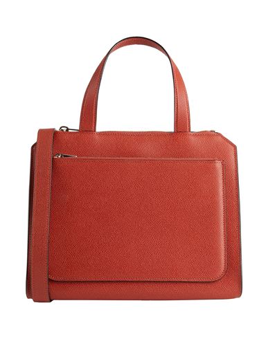 Valextra Woman Handbag Brick Red Size - Calfskin