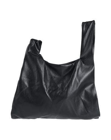 Nanushka Woman Handbag Black Size - Polyurethane, Recycled Polyester