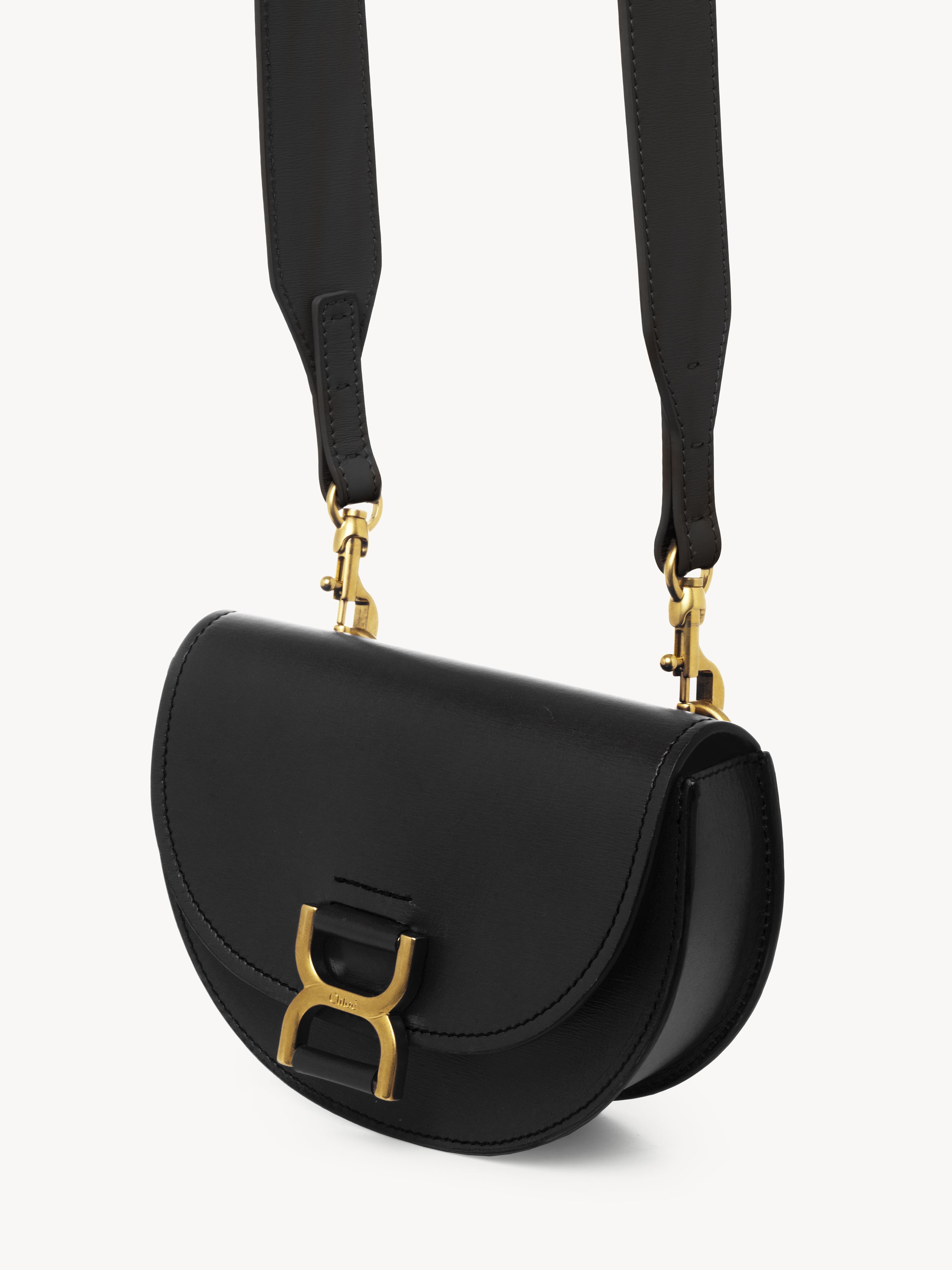 Christian Dior Demi Lune Black Soft Leather Shoulder Bag