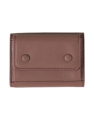 Maison Margiela Man Wallet Mauve Size - Bovine Leather In Purple