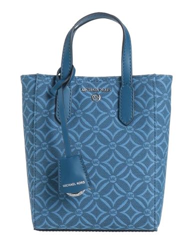 Michael Michael Kors Woman Handbag Blue Size -- Textile Fibers