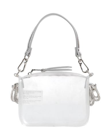 Steve Madden Woman Handbag Silver Size - Thermoplastic Polyurethane In Transparent