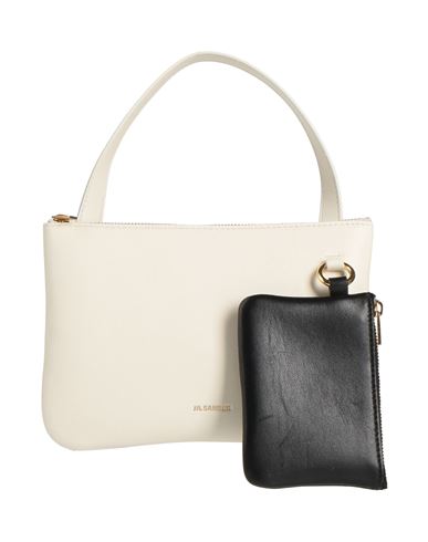 Shop Jil Sander Woman Handbag Cream Size - Lambskin In White
