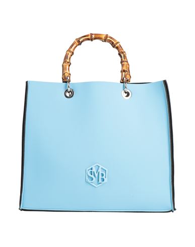 Save My Bag Woman Handbag Azure Size - Polyamide, Elastane In Blue