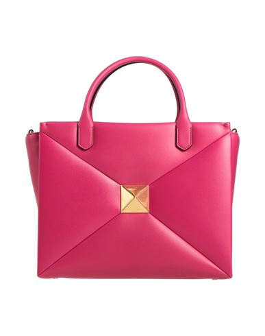 Valentino Garavani Woman Handbag Fuchsia Size - Soft Leather In Pink