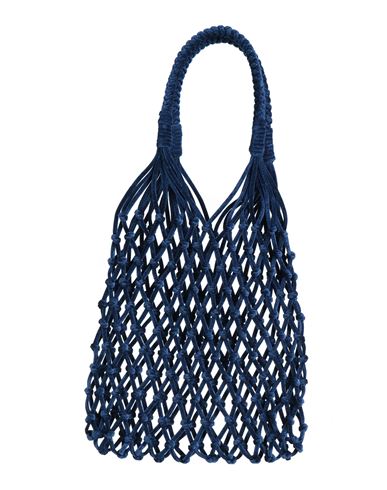 Anita Bilardi Woman Handbag Blue Size - Textile Fibers
