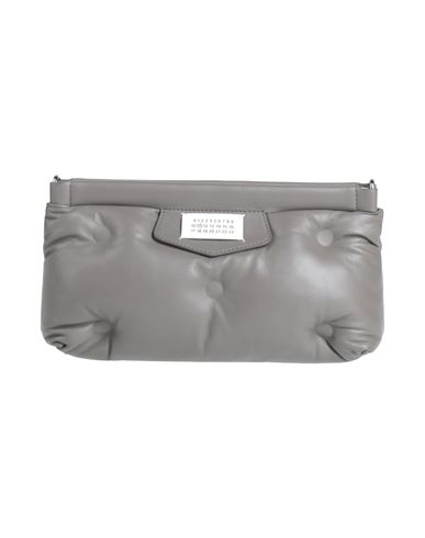 Maison Margiela Woman Handbag Lead Size - Soft Leather In Grey