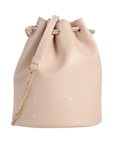 Maison Margiela Woman Cross-body Bag Beige Size - Bovine Leather