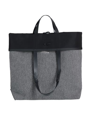 Maison Margiela Man Handbag Black Size - Cotton, Bovine Leather, Pvc - Polyvinyl Chloride, Brass