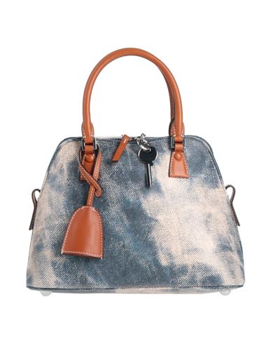 Maison Margiela Woman Handbag Blue Size - Ovine Leather, Zinc, Aluminum, Copper, Brass