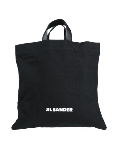 Jil Sander Woman Handbag Black Size - Textile Fibers, Soft Leather