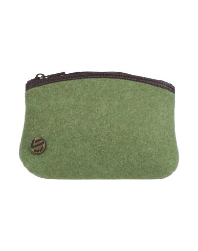Bonfanti Woman Handbag Green Size - Wool, Polyester, Soft Leather