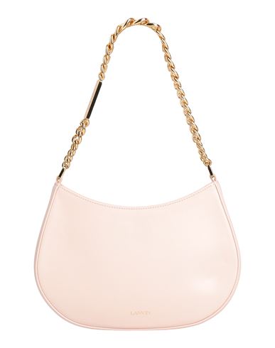 Lanvin Woman Shoulder Bag Light Pink Size - Calfskin, Brass In Burgundy