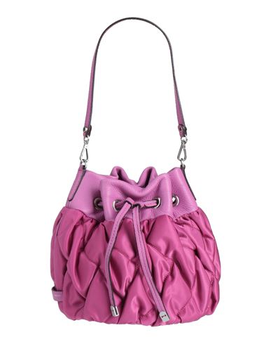 Gianni Chiarini Woman Handbag Mauve Size - Soft Leather, Nylon In Purple
